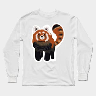 Cute Red Panda (drawn badly) Long Sleeve T-Shirt